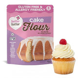 Better Batter Cake Flour - Award Winning Nutritious, Vegan, Allergen Free, Gluten-Free, Carb Rich, & Kosher - Cup for Cup Alternative All-Purpose Baking, Organic, Non-GMO, 4 lb