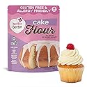Better Batter Cake Flour - Award Winning Nutritious, Vegan, Allergen Free, Gluten-Free, Carb Rich, & Kosher - Cup for Cup Alternative All-Purpose Baking, Organic, Non-GMO, 4 lb
