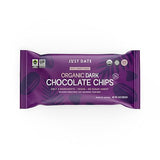 Just Date Organic Date Sweetened Dark Chocolate Chips / 65% Cacao / Vegan / No Sugar Added / Only 3 Ingredients / Low Glycemic Index / 8 Oz