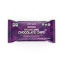 Just Date Organic Date Sweetened Dark Chocolate Chips / 65% Cacao / Vegan / No Sugar Added / Only 3 Ingredients / Low Glycemic Index / 8 Oz