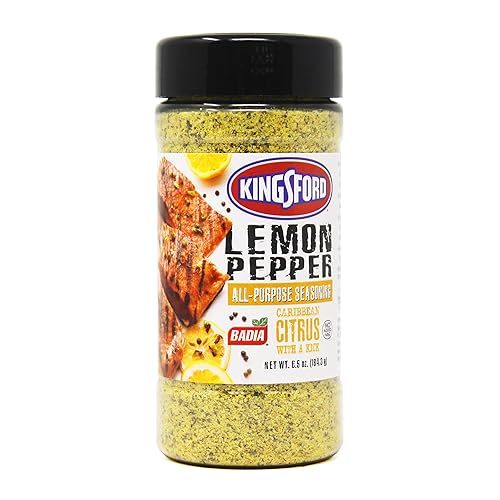 Kingsford Lemon Pepper All-Purpose Seasoning, 6.5 oz - Zesty Citrus & Pepper Blend
