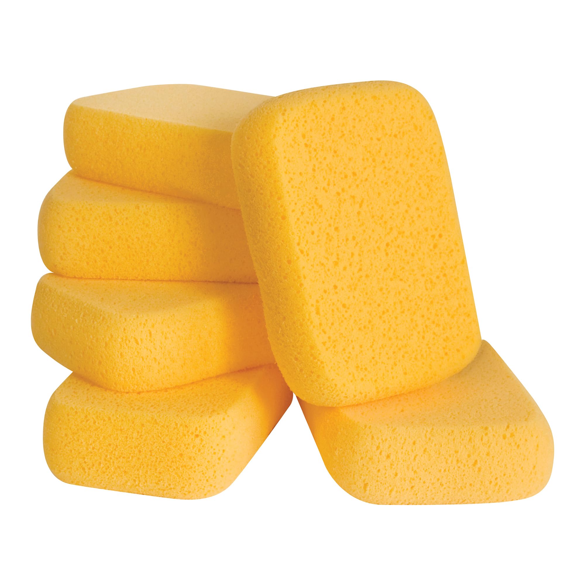 All Purpose Sponge, Heavy Duty, Ultra Performance, Extra Large 7.5” x 5.5” x 1.875” (6 Pack)