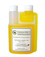 Grigore's Natural Floor Cleaner, Solid Wood, Engineered Wood,Laminate, Vinyl, Marble, Organic and Eco-Friendly Pro-Care Citrus Floor Cleaner Concentra
