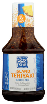 Soy Vay Island Teriyaki Marinade and Sauce, 20 Ounce Bottle (Package May Vary)