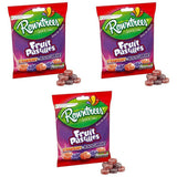 Rowntrees Red and Black Fruit Pastilles Bag 150g Pack of 3