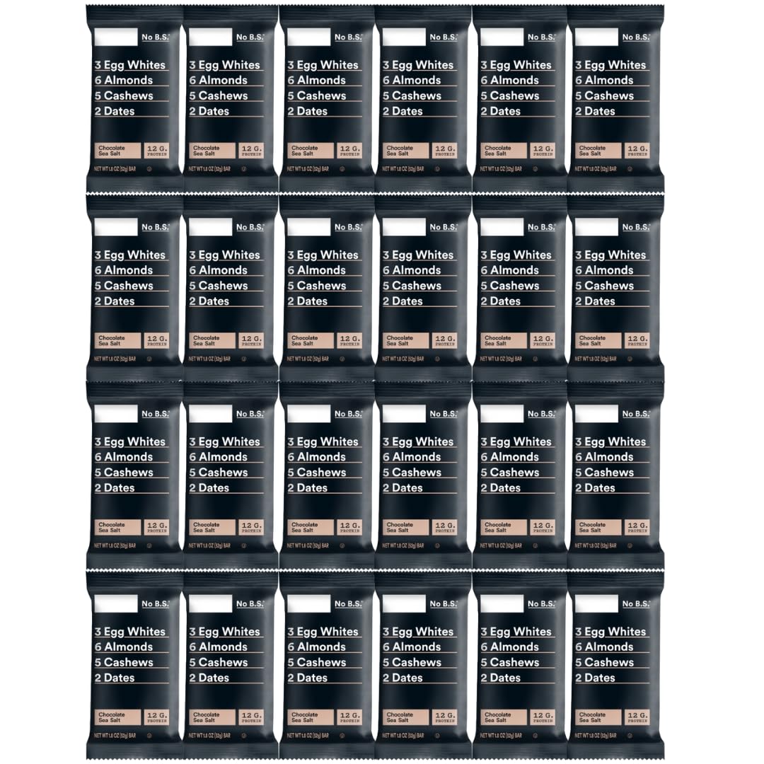 RXBAR Protein Bars, Chocolate Sea Salt, 24 Count - Simple Ingredient Snack Bars