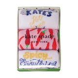 kate spade new york 3PK KSNY HOT SAUCE CREW