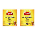 Lipton Yellow Label Finest Blend | Premium Black Tea | Indian Chai | Compatible for Milk | 450 Grams (Pack of 2)