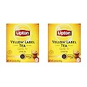 Lipton Yellow Label Finest Blend | Premium Black Tea | Indian Chai | Compatible for Milk | 450 Grams (Pack of 2)