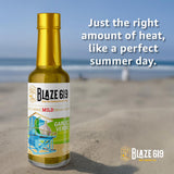 Blaze 619 Garlic Verde Hot Sauce - Mild Spicy Handmade All Natural Gluten Free Sugar Free Low Sodium (5 oz.)