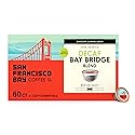San Francisco Bay Decaf K-Cup Coffee Pods, Decaf Bay Bridge Blend (80 ct), Medium Roast, Commercially Compostable Single-Serve Coffee Pods, Swiss