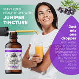 FLORIDA HERBS Juniper Tincture Alcohol-Free, Organic Juniper Berry Extract (Juniperus communis) - Non-GMO in Cold-Pressed Organic Vegetable Glycerin