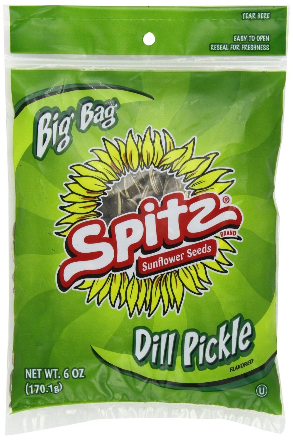 Spitz, Sunflower Seeds, Dill Pickle, 6 Ounce
