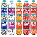 Roar Organic Beverages Variety Pack, 10-Pack (18oz Bottles) - Strawberry Lemonade, Dragon Fruit Punch, Mango Clementine, Blackberry Lemonade & Georgia