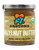 Dastony Organic Raw Hazelnut Butter, 8 oz | Only One Ingredient | Vegan, Paleo and Keto Friendly, Non GMO, Gluten-free - Pack of 1