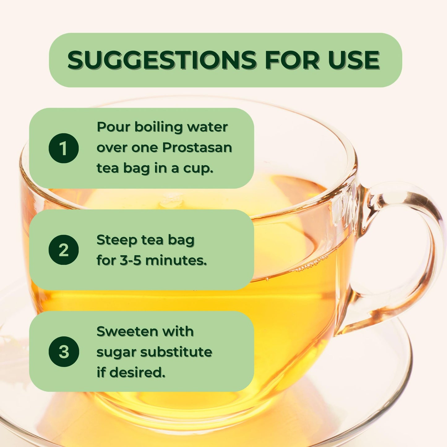 Prostasan Prostate Blend - Herbal Tea Annatto Leaves (Achiote), Humanpinta, Cat's Claw (Uña de Gato), Horsetail (Cola de Caballo) and Soldier's Herb