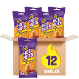 Takis Nacho Xplosion Hot Nuts 12 pc / 3.2 oz Snack Size Box, Cheese and Chili Pepper Flavored Hot Spicy Double-Crunch Peanuts