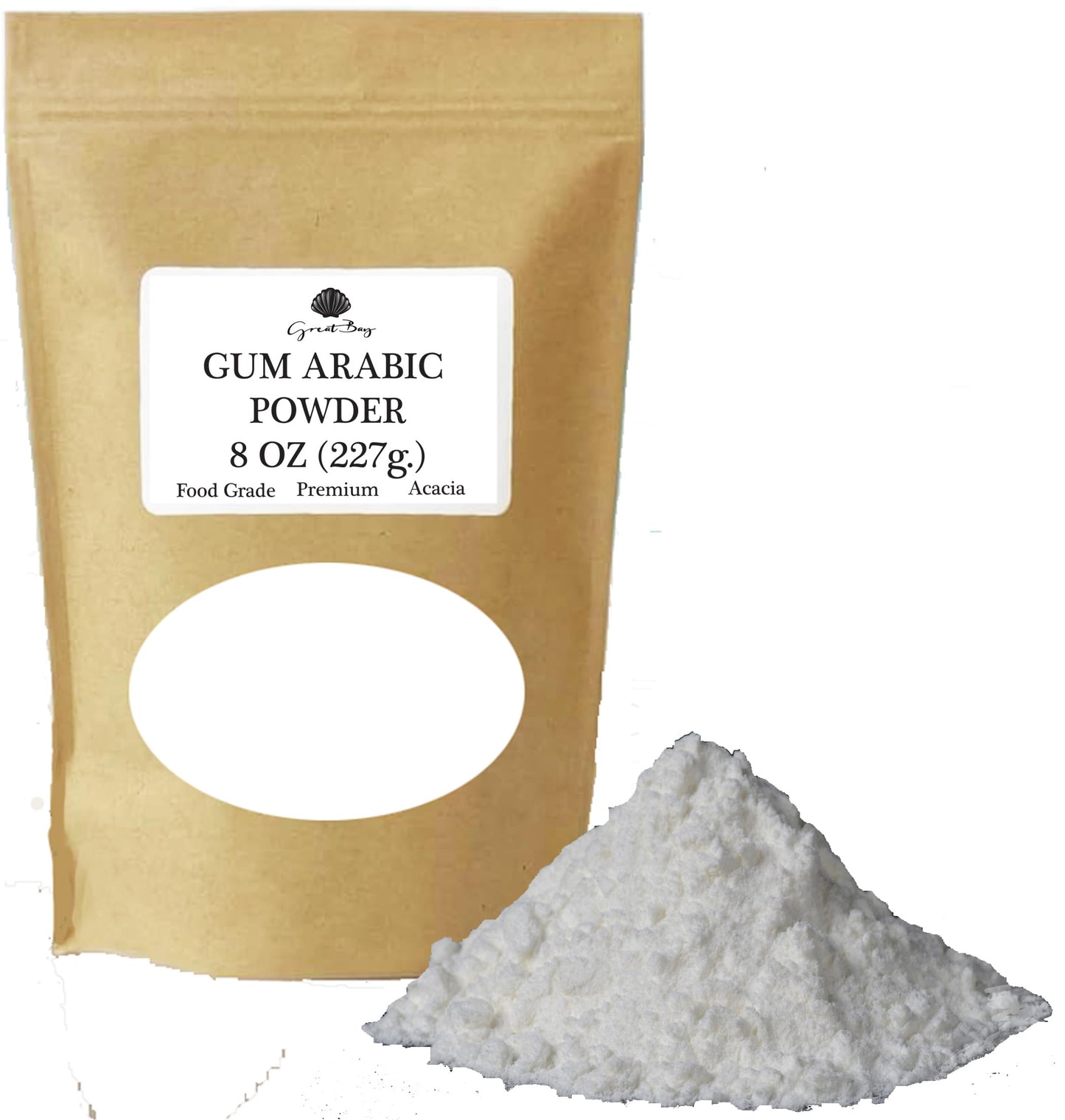 Gum Arabic (Acacia) Powder Food Grade (8 OZ)