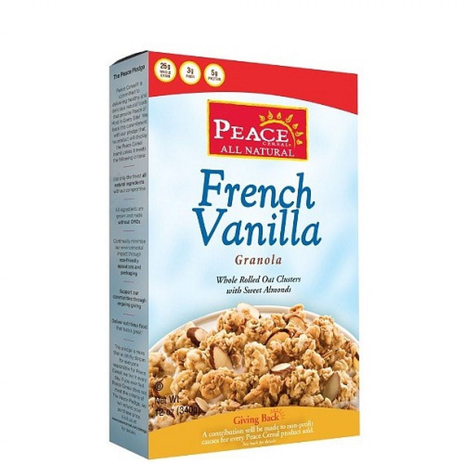 Peace Cereals French Vanilla Granola ( 12x12 OZ)