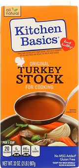 Kitchen Basics All Natural Original Turkey Cooking Stock, 32 Ounce -- 12 per case.