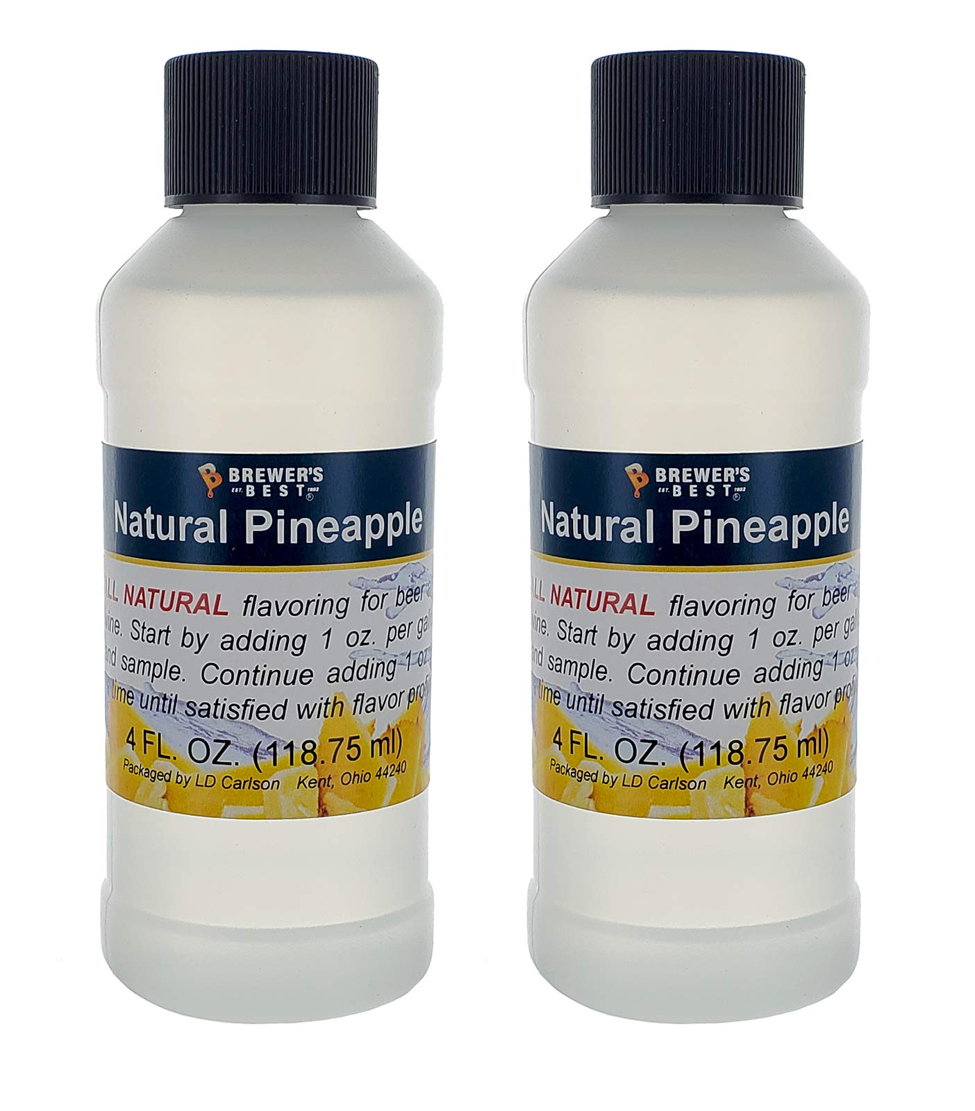 Natural Pineapple Flavoring Extract 4 oz. - 2 Pack