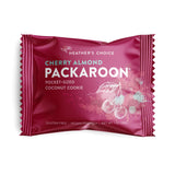 Heather's Choice Packaroons, Vegan Gluten-Free Individually Wrapped Snacks for Backpacking, Camping, Hiking and Travel (Cherry Almond, 8-pack)