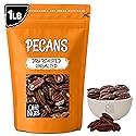 Oh! Nuts Pecans Dry Roasted Unsalted - Kosher, Oil-Free, All Natural Pecans - For Baking, Snacks, Salad, Dressing - Packed in 1 LB Resealable Bulk Bag