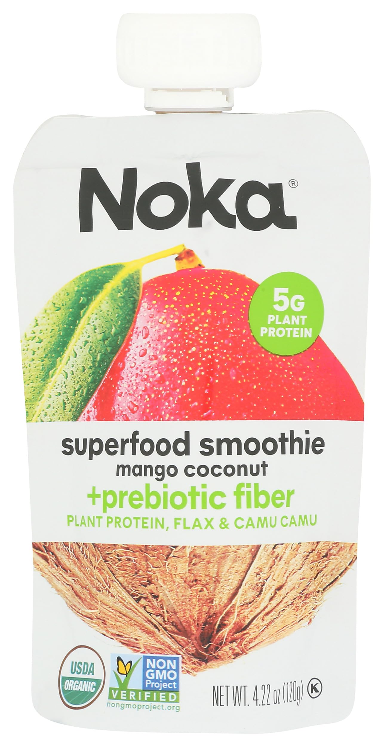 Noka Organic Mango Coconut Superfood Smoothie, 4.22 OZ