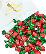 SweetGourmet Arcor Strawberry Bon Bons Hard Candy Wrapped, Fruit-Filled Premium Candies, 3 Pound Bag