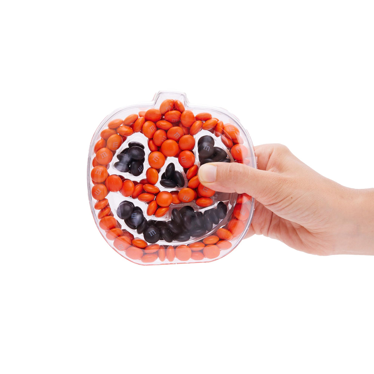 M&M'S Halloween Milk Chocolate Candy, Orange & Black, 1 lb Pumpkin Gift Box