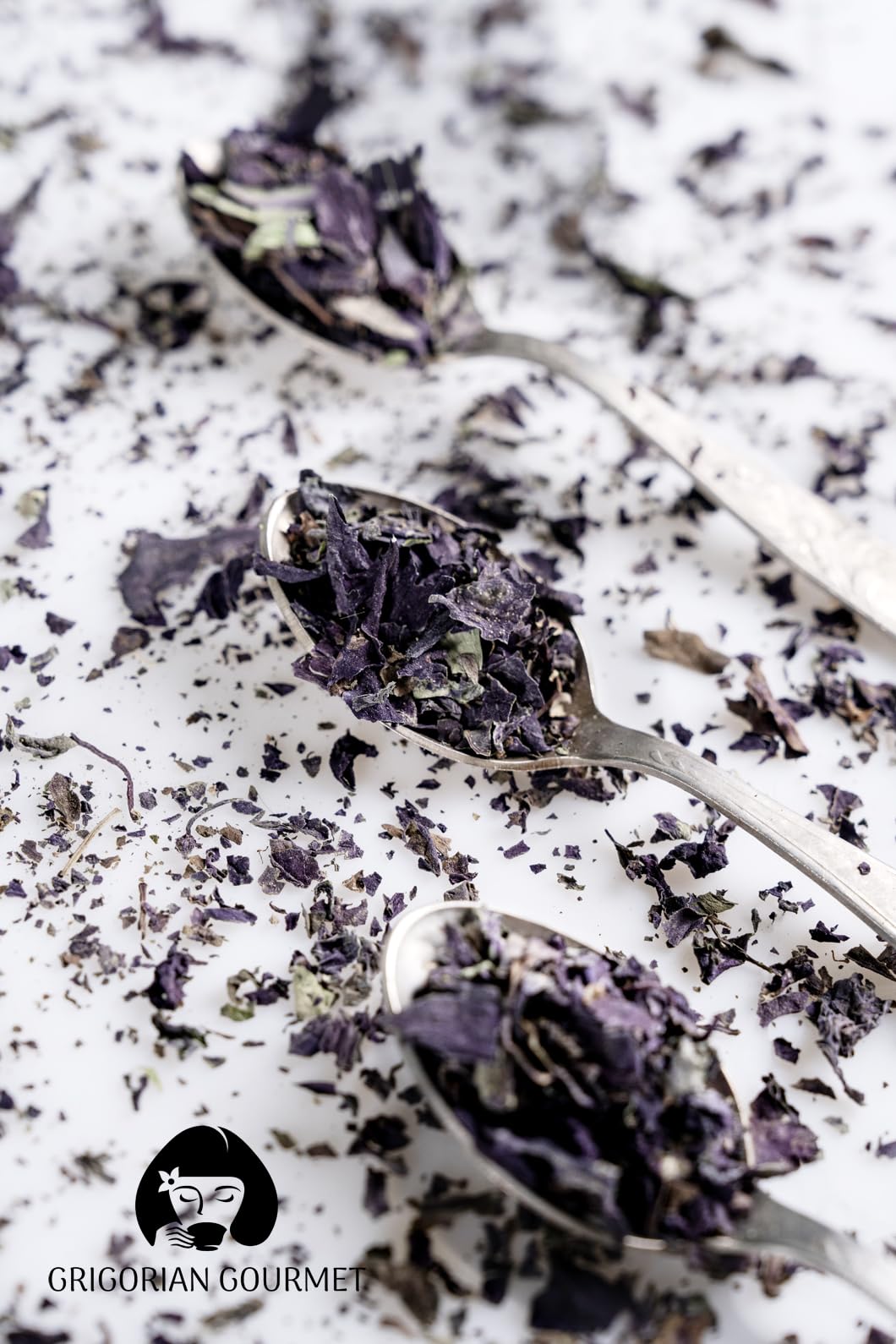 Purple Basil (Ocimum basilicum) 0.7 OZ (20g), Aromatic Italian, Armenian, Greek Heritage Variety - Naturally Caffeine-Free - Grown in Armenia - Ideal
