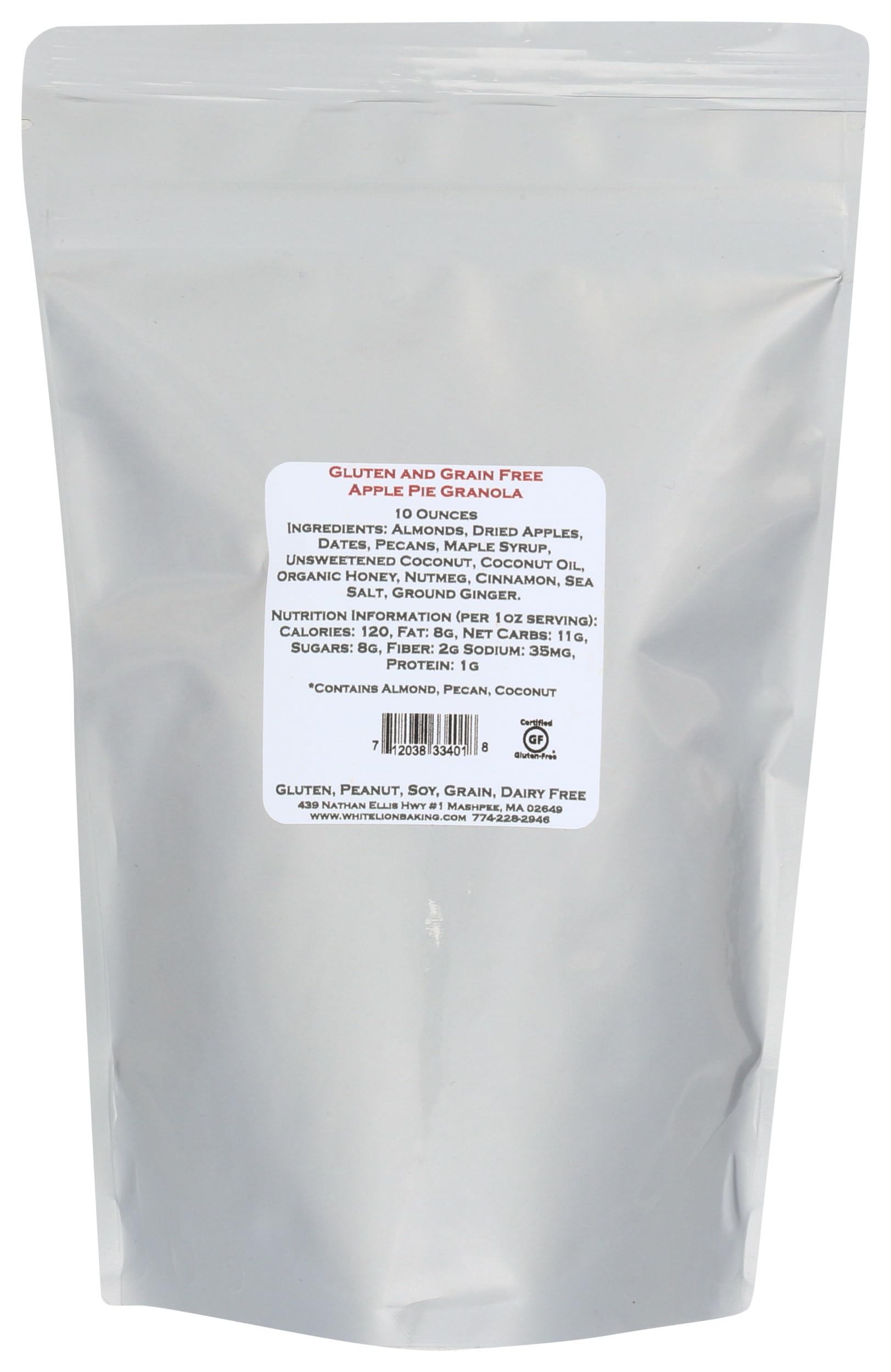 White Lion Baking Co Apple Pie Grain Free Granola, 10 OZ