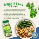 Sugar 'N Spice Premium Freeze-Dried Herbs & Spices, Strong Aroma and Fresh Flavor (Cilantro, 0.23 Ounce (Pack of 1))