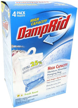 DampRid Hanging Moisture Absorber Fresh Scent - 4 (16 oz/454g) Packs