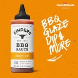 Kinder’s Honey Hot BBQ Premium Barbecue Sauce 2 Pk (31 oz) Great to Dip Toss Glaze & More + Barbecue Masters & Bottle Opener (4 Items)!