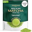 VAHDAM, Japanese Matcha Tea Powder (50 Cups,3.53oz) Sourced from Japan | Authentic Japanese Matcha Green Tea Powder | Classic Culinary Matcha From