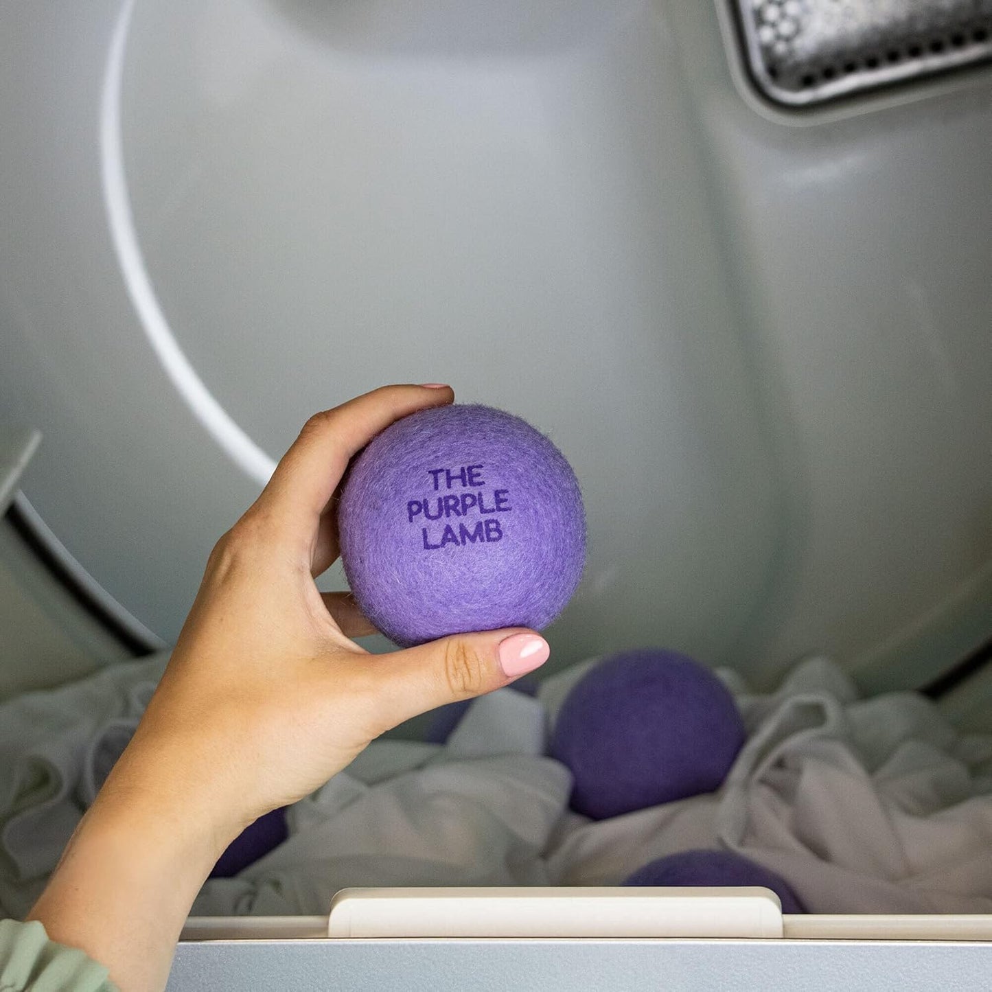 Wool Dryer Balls with Lavender Scent, XL Size, 100% Organic, 4 Pack, Handmade in Nepal