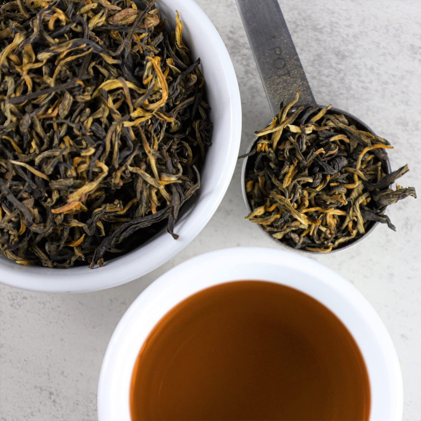 The Whistling Kettle Ancient Forest Tea - Premium Organic Black Loose Leaf Tea - 4oz (72 servings)