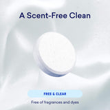 BLUELAND Laundry Detergent Tablets, 120 Count, Plastic-Free Eco-Friendly Pods, Sheets, Liquid Alternative - Fragrance Free and Clear, Natural, Gentle