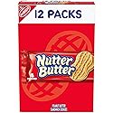 Nutter Butter Peanut Butter Sandwich Cookies, 12 Snack Packs (4 Cookies Per Pack)