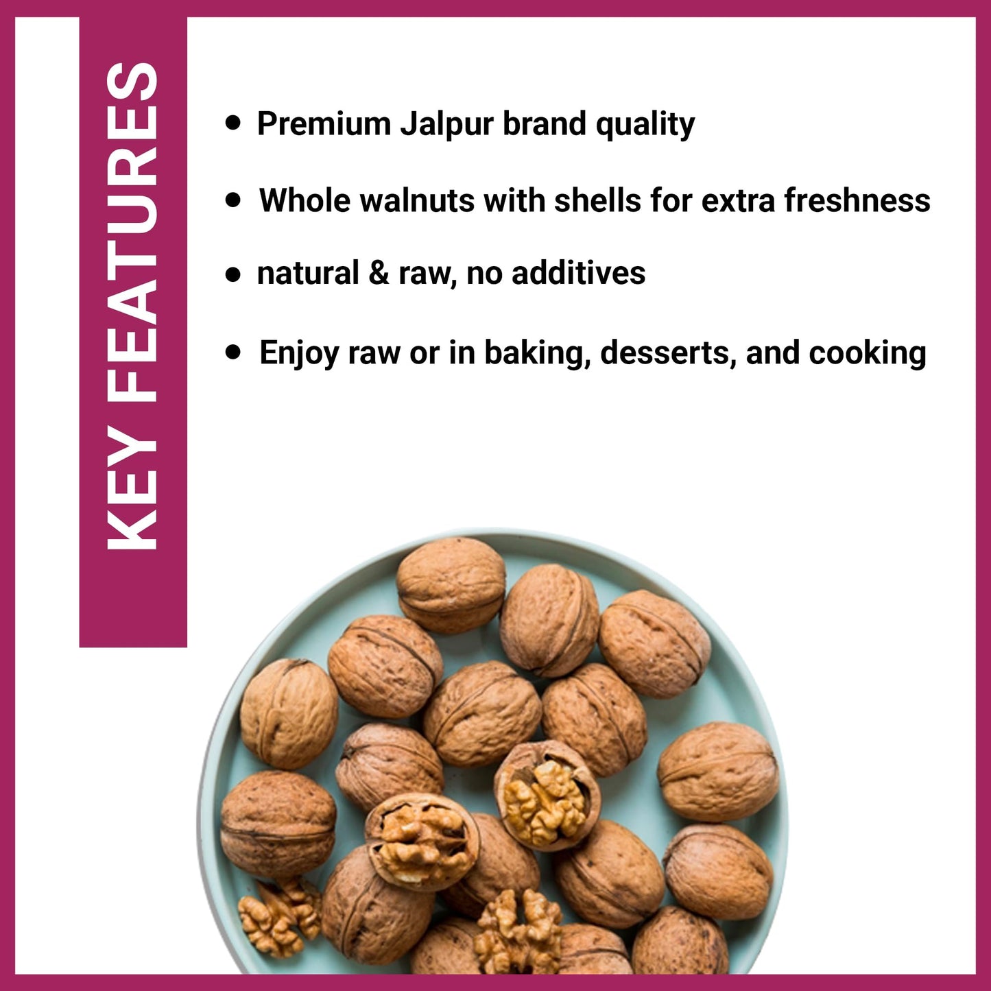 Walnuts 1kg (whole)