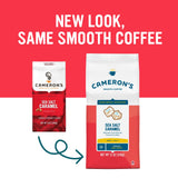 Cameron's Coffee Roasted Ground Coffee Bag, Flavored, Sea Salt Caramel, 12 Ounce