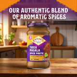 Patak’s Tikka Masala Spice Paste - Medium Indian Curry Paste w/a Blend of Freshly Ground Spices - Vegan & Gluten-Free - Flavorful Tikka Masala Curry