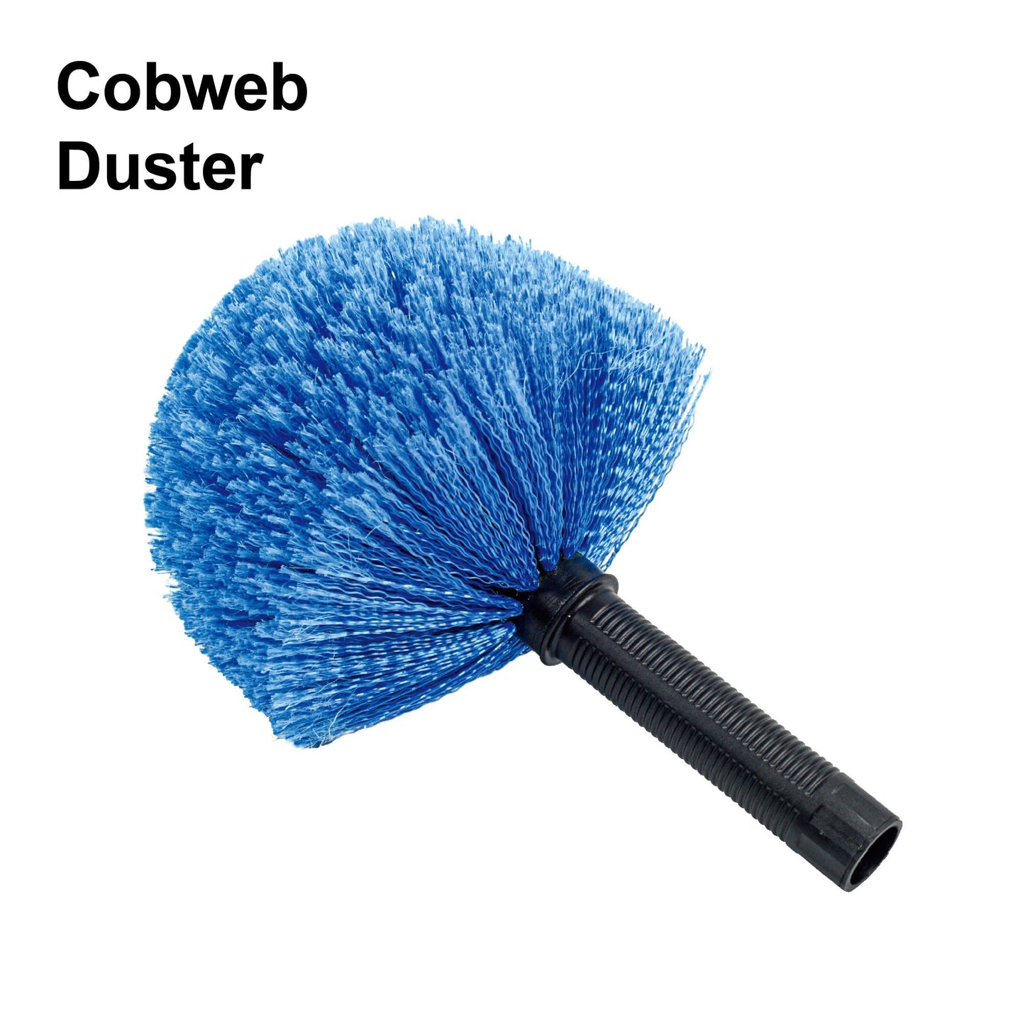 Vaughan 5 Piece Home Cleaning Kit with 24 Foot Telescoping Extension Pole, Window Squeegee and Washer, High Ceiling Fan Duster, Cobweb Duster