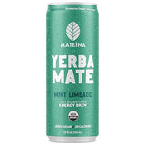 Mateina Organic Mint Limeade Yerba Mate, 12 FZ