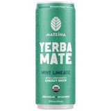 Mateina Organic Mint Limeade Yerba Mate, 12 FZ