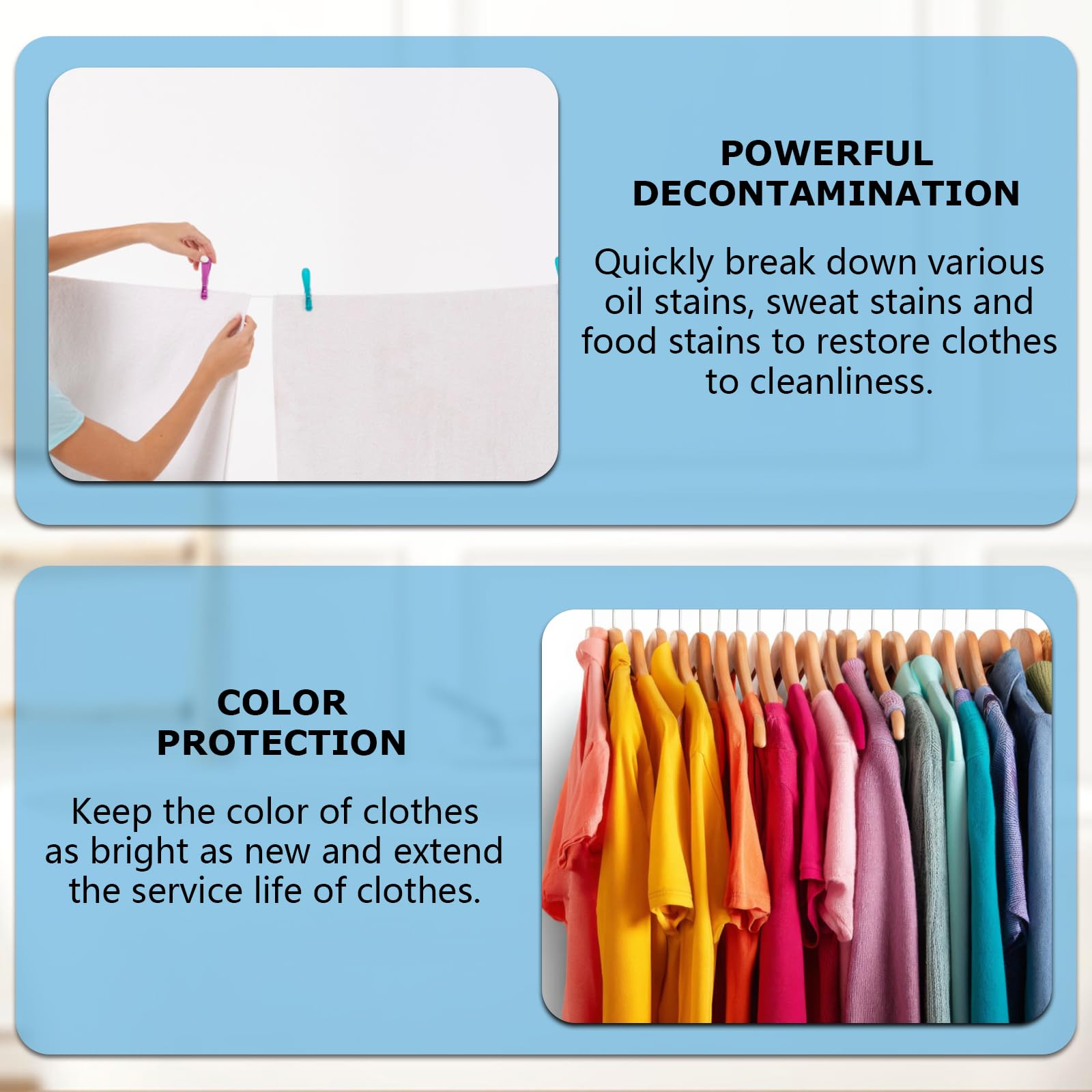 2 PCS Oxygen Laundry Powder,Hyper Concentrated Strong Stain Remover Powder,for Everyday Fabrics,Stain Remover for Clothes Laundry, Lifts Tough Stains