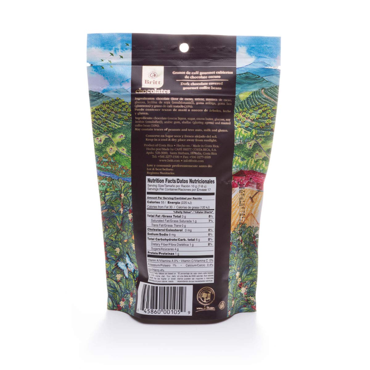 Cafe Britt® Chocolates - Gourmet Chocolate-covered Arabica Coffee Beans (Dark, Milk and White Chocolate) (3 Pack) (6 oz), Gluten Free, No Artificial