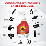 Krud Kutter Original Cleaner Degreaser Spray, 32 oz, Heavy Duty Multi Surface Cleaner for Grease, Oil and Tough Stains, Ready to Use for Kitchen