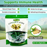 Nirwana Ginger Candy - Individually Wrapped for Freshness - Bulk Natural Candy for Travel and Everyday Enjoyment 125G/4.02 oz Original Flavour (1pack)